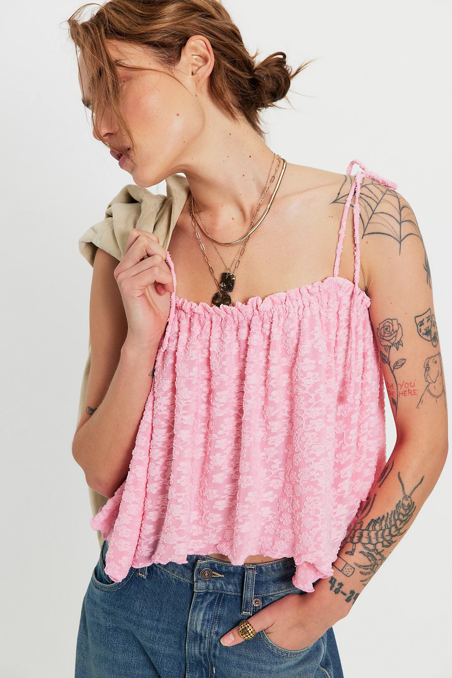 Free People Briana Tank Festival Flower