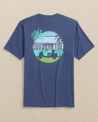 Southern Tide Cruising To The Green Tee Light Indigo