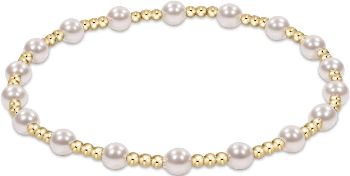 Enewton Dignity Sincerity Pattern 4mm Bead Bracelet