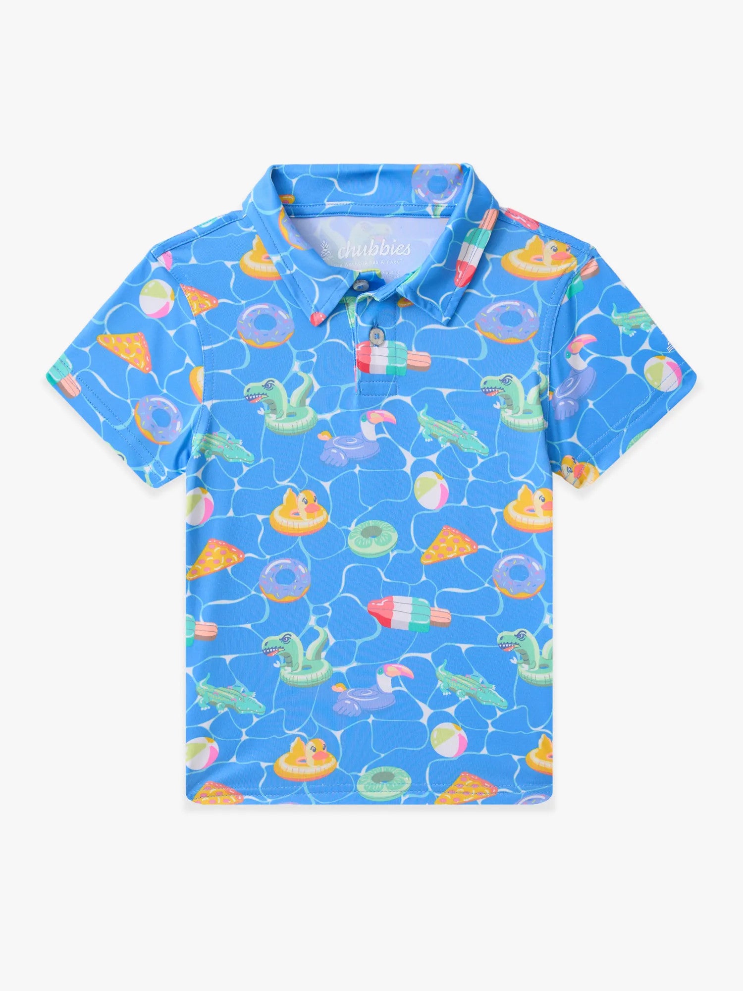 Chubbies The Lil Cannonball Crew Toddler Performance Polo