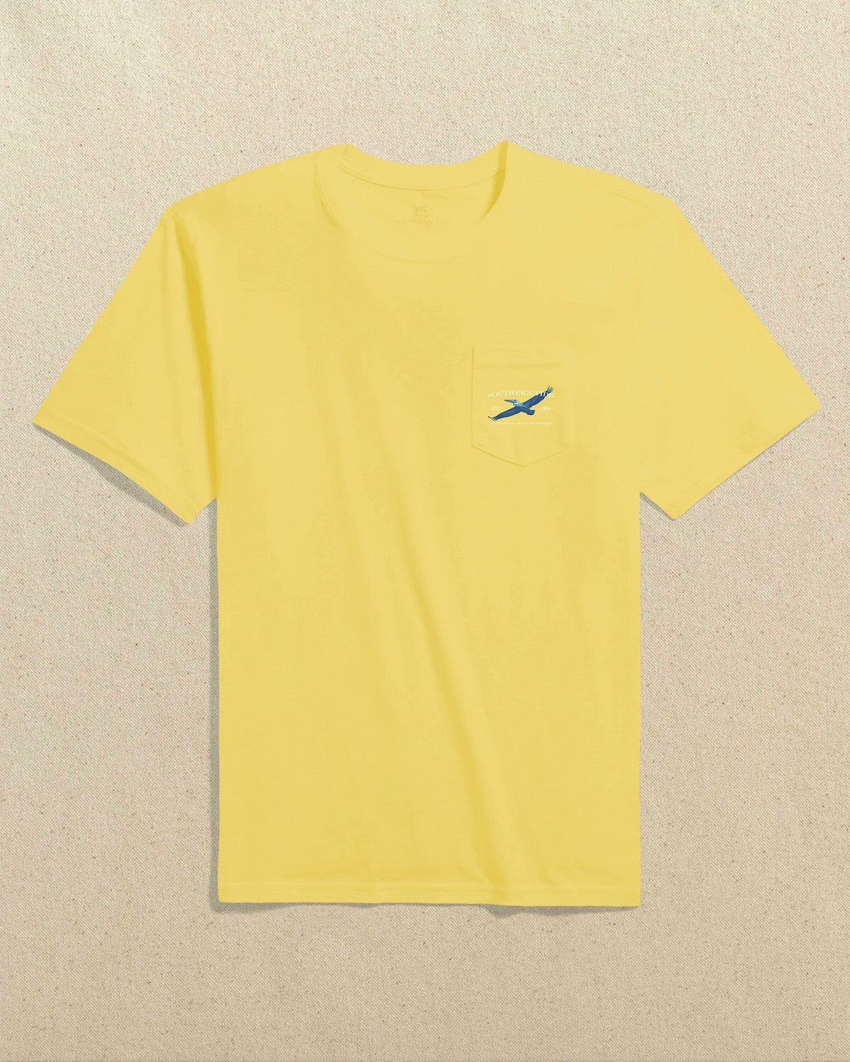 Southern Tide Slow No Wake Tee SS Sunshine