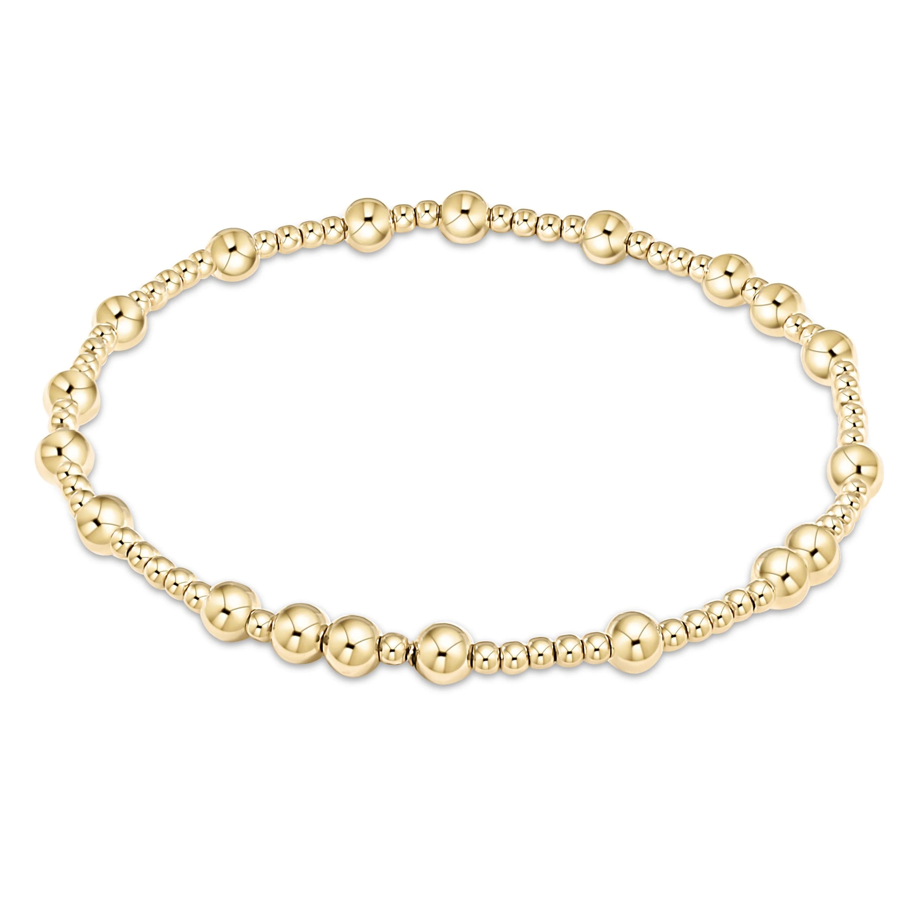 Enewton Extends Hope Unwritten 4mm Bead Bracelet SS'24 Gold