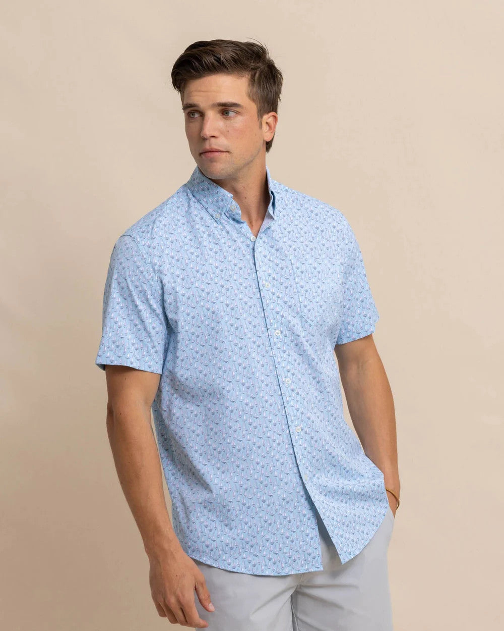 Southern Tide Intercoastal Forget A Boat It Sport Shirt SS