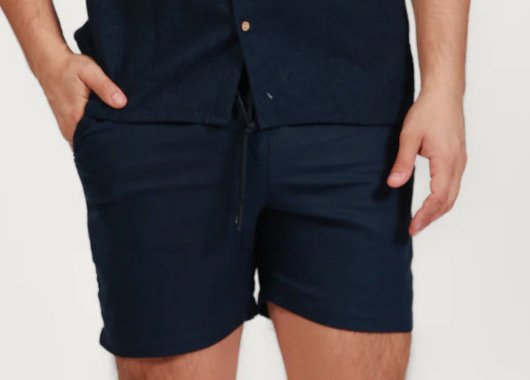 Salty Weekend Oliver Linen Shorts
