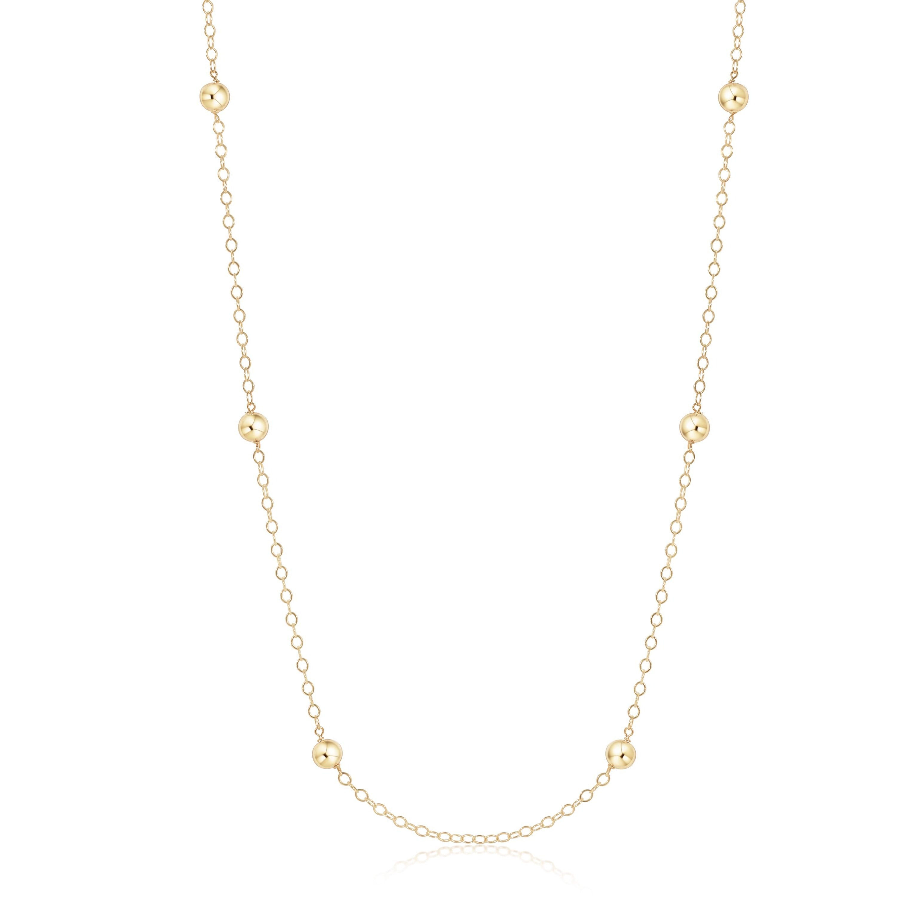 ENewton 8mm Gold Simplicity Chain Classic  41" Necklace