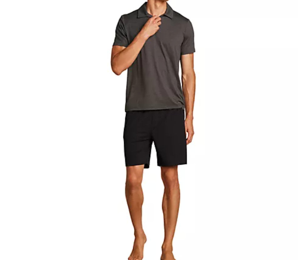 Barefoot Dreams Men's Butterchic Lite Polo Indigo