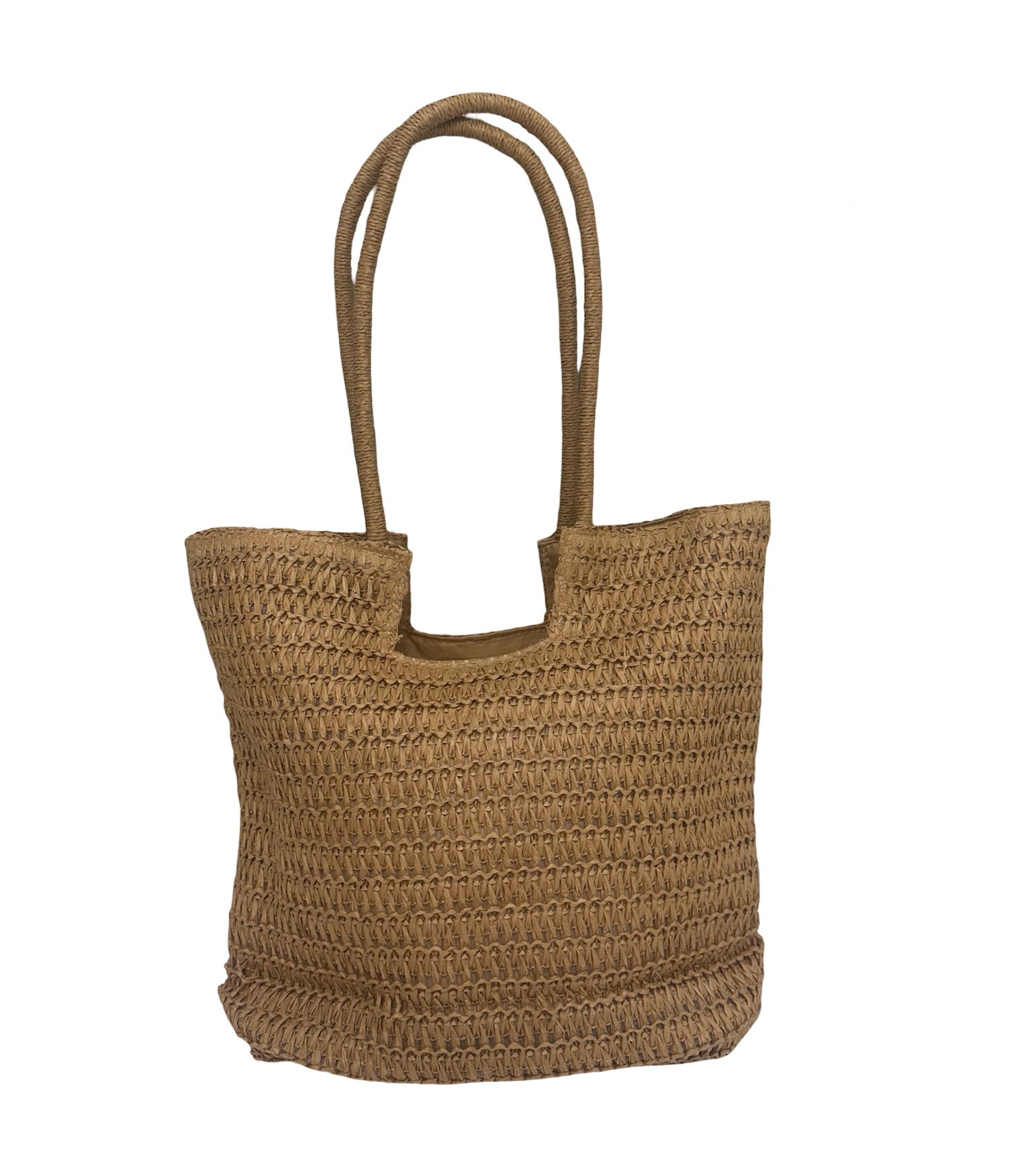 Shaddow and Fish Silvia Beach Tote Luxe Bag Tan