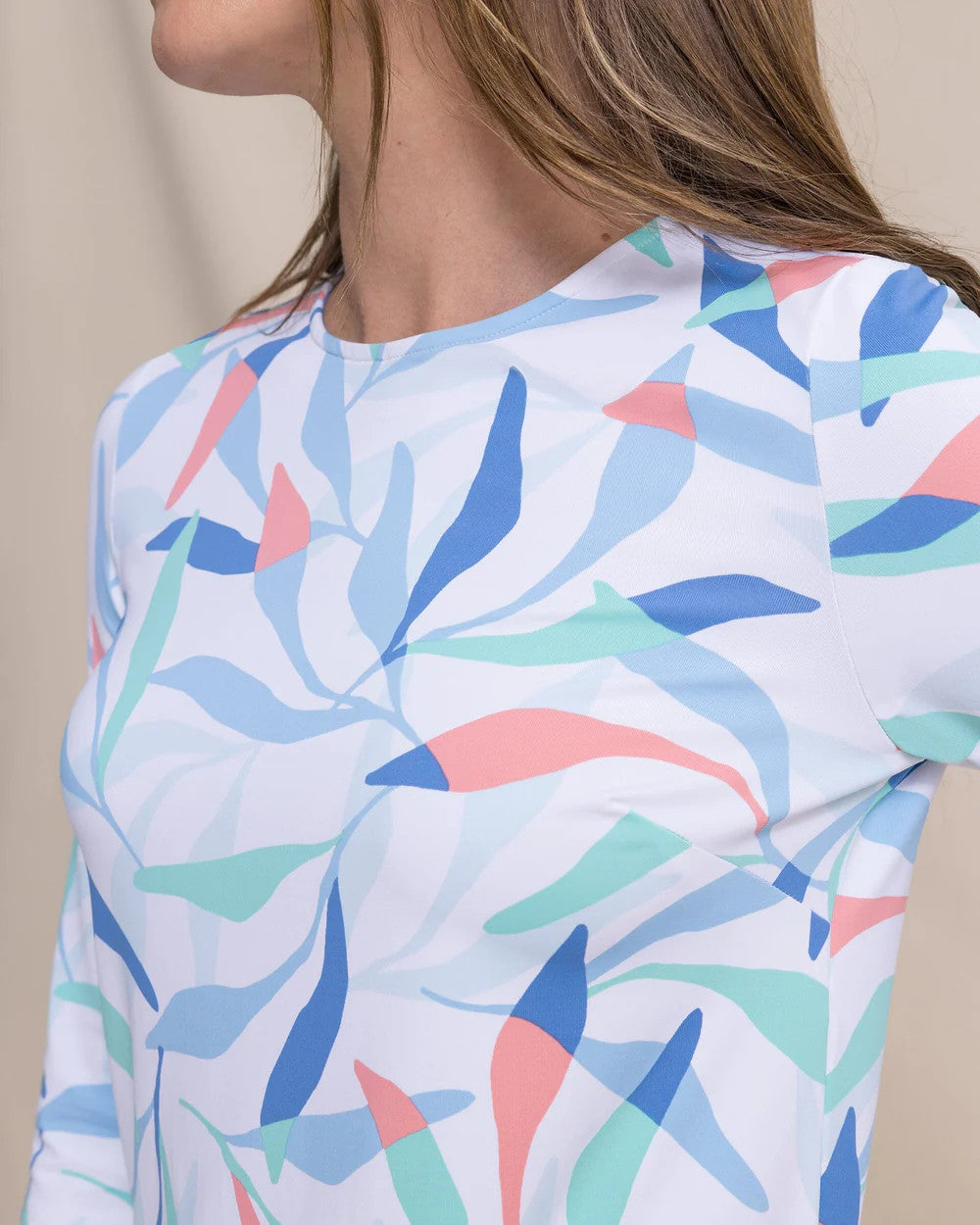 Southern Tide Leira Printed Dress Classic White