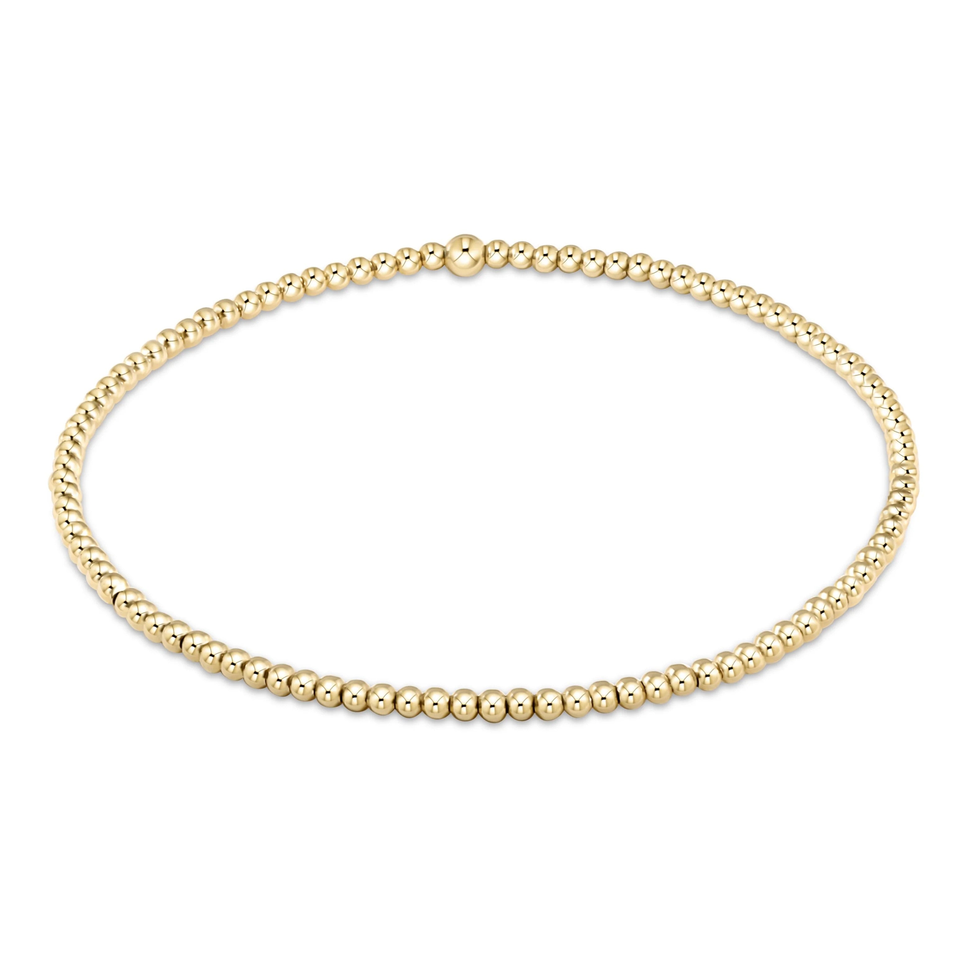 Enewton Extends Classic Gold 2mm Bead Bracelet SS'24