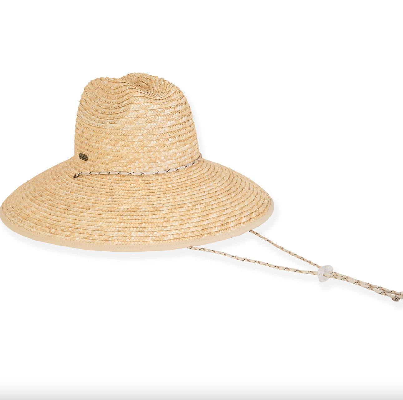 Sun 'N' Sand Kate Wheat Straw Lifeguard Brim 5" Hat