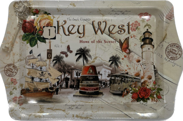 Sloppy Joe's Home of the Sunset 10"x6" Tin Tray