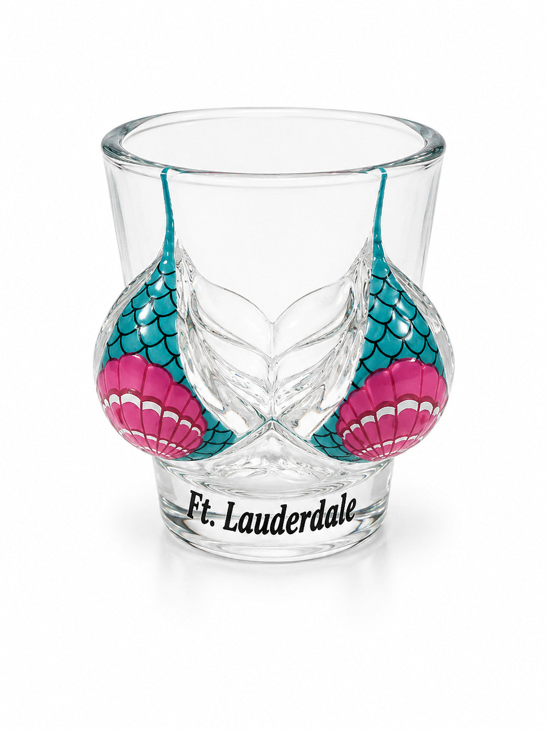 Ft. Lauderdale Mermaid Bikini Bust Shot Glass