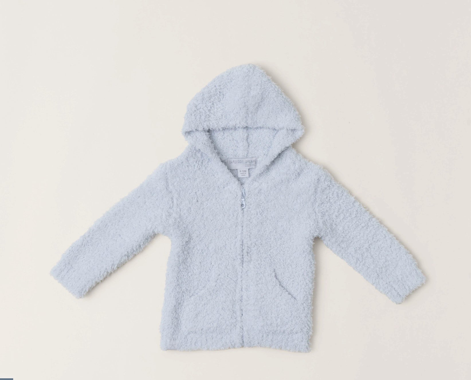 Barefoot Dreams CozyChic Infant Hoodie Blue