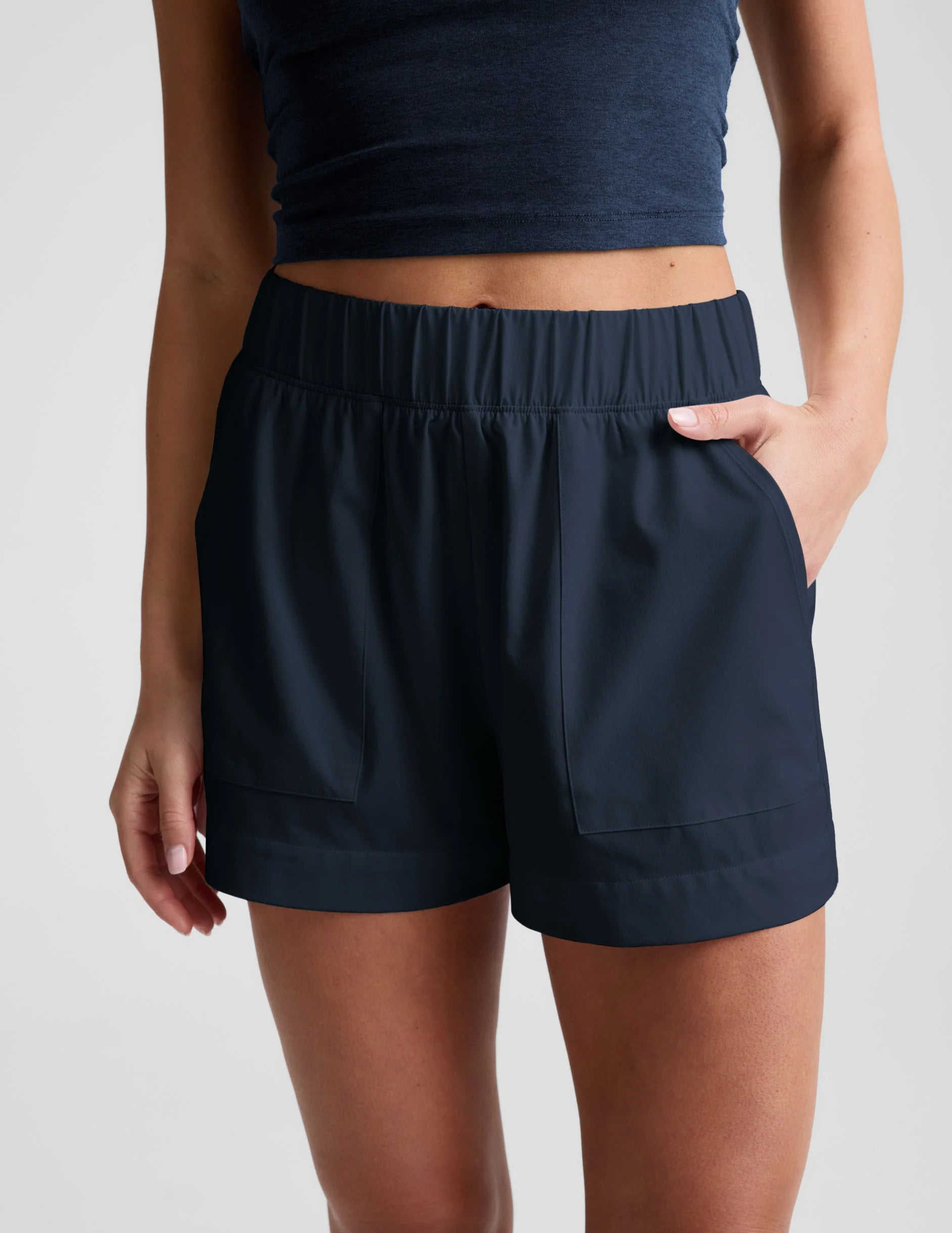 Beyond Yoga Easy 3" Shorts Nocturnal Navy