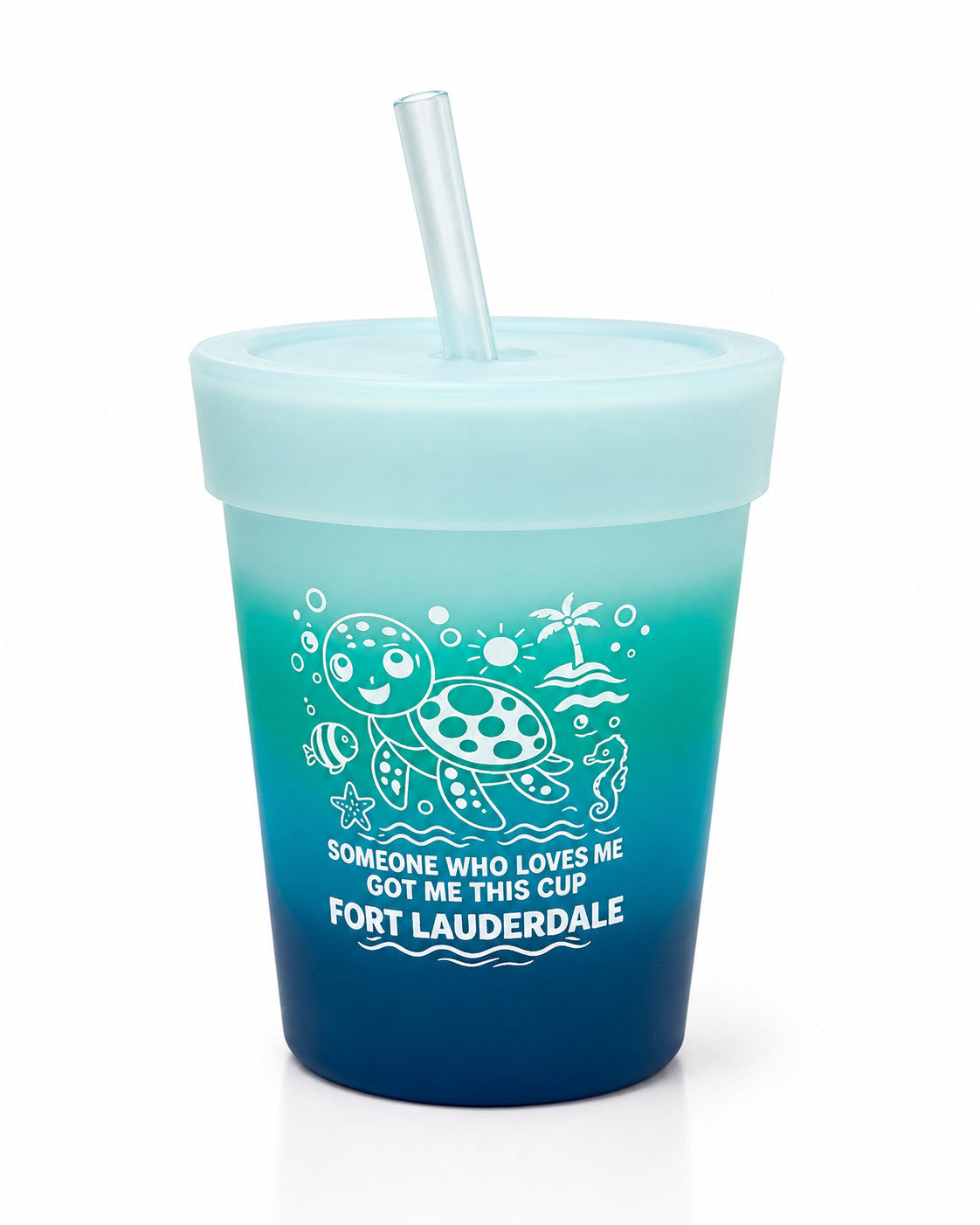 Silipint Turtle Someone Who Loves Me Got Me This Cup Fort Lauderdale 2.0 8oz Kids Tumbler Mountain Air