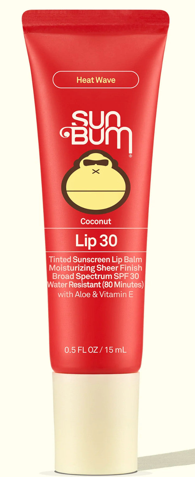 Sun Bum Original SPF 30 Tinted Lip Balm Heat Wave 0.5 oz