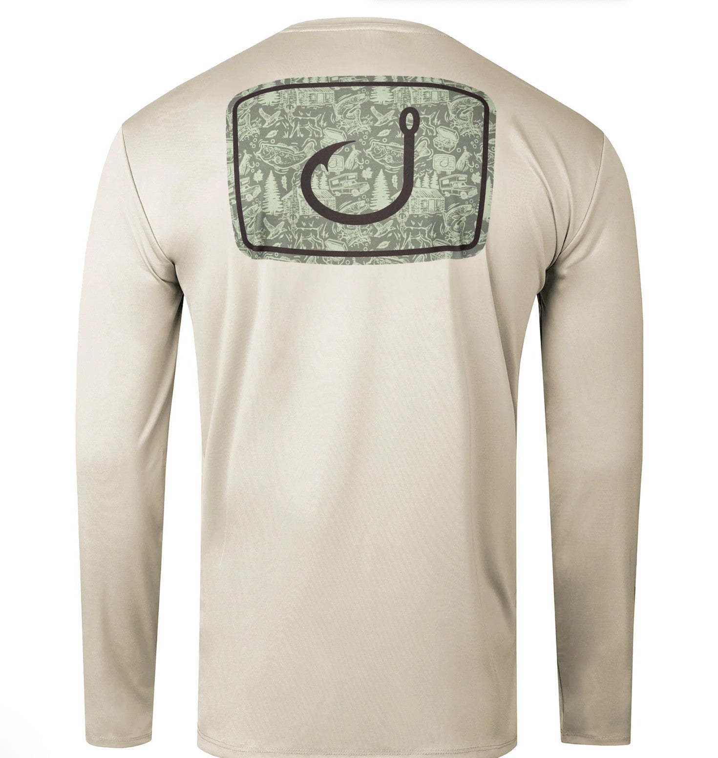 Avidry Iconic Uplands LS Performance Shirt Pelican
