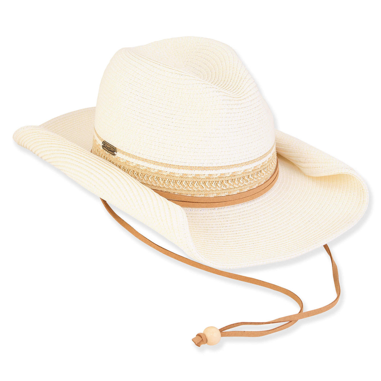 Sun 'N' Sand Kendall Braided Cow Girl Hat