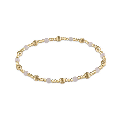 ENewton Dignity Sincerity Pattern 4mm Bead Bracelet
