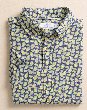 Southern Tide Oyster Roast SportShirt Light Indigo