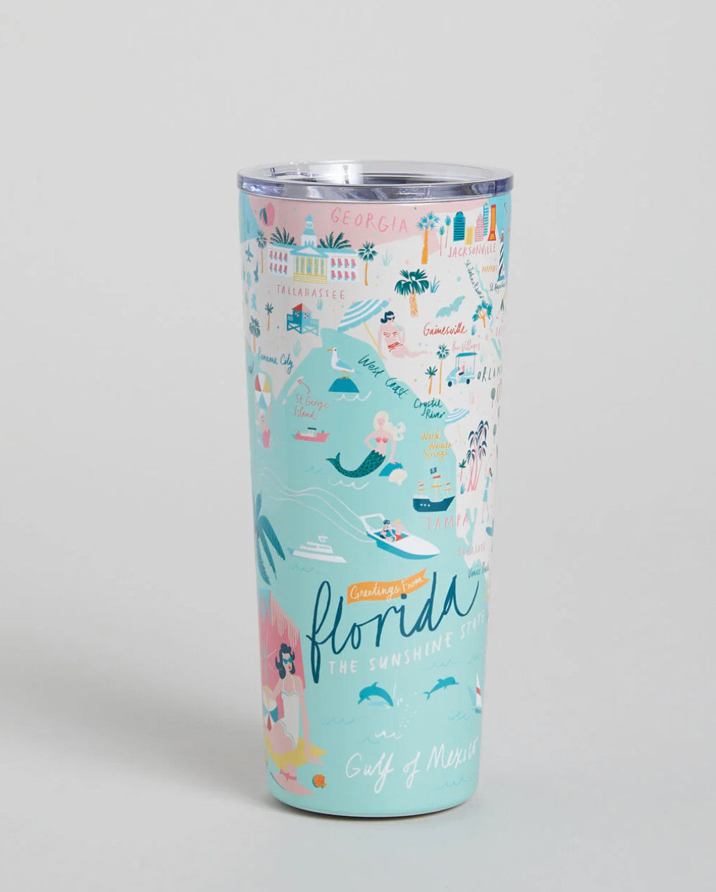 Spartina Florida Stainless Steel Drink Tumbler 22 Oz