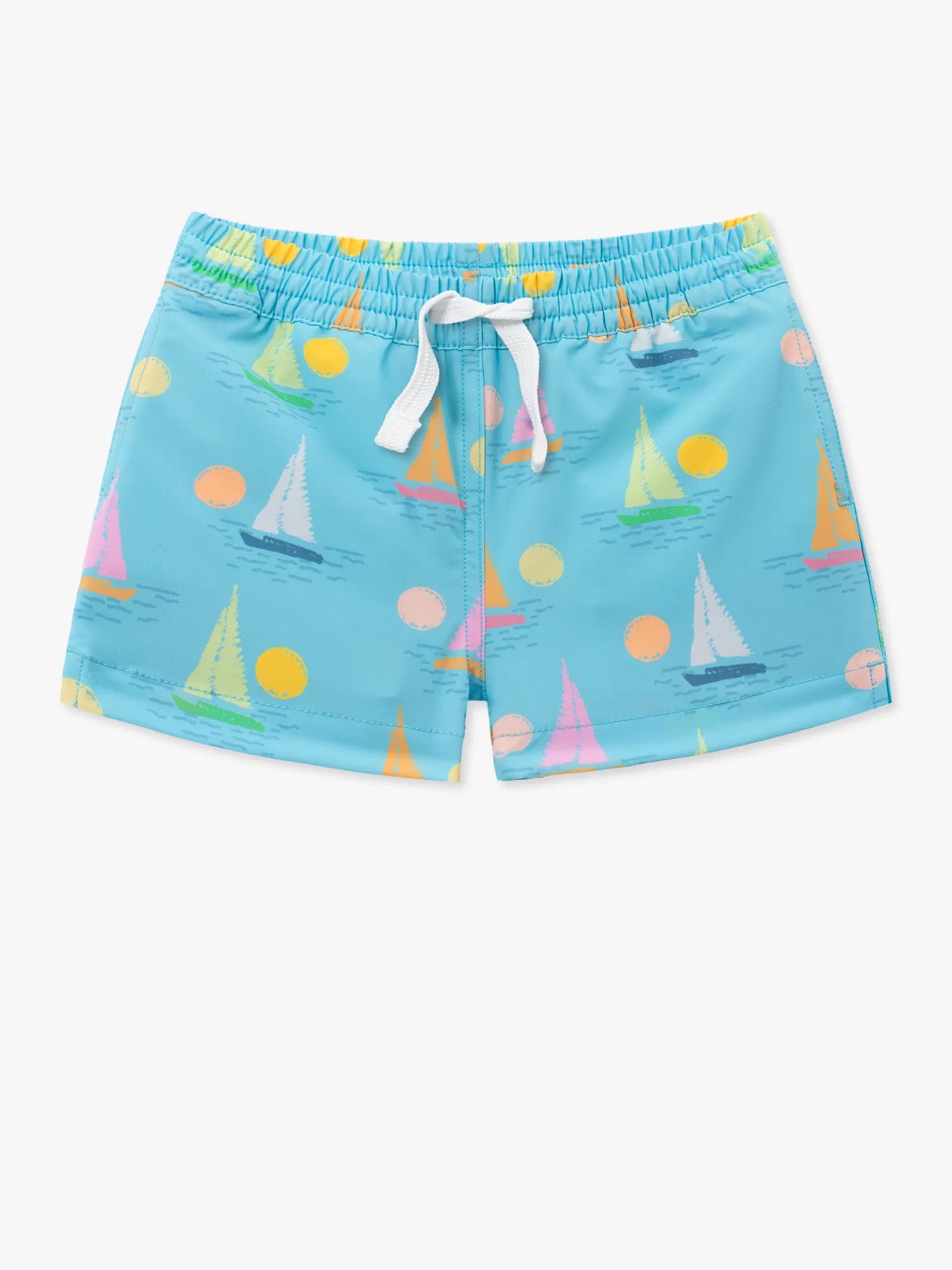 Chubbies The Lil Come Sail Aways Toddler Swim Trunk - Light Blue