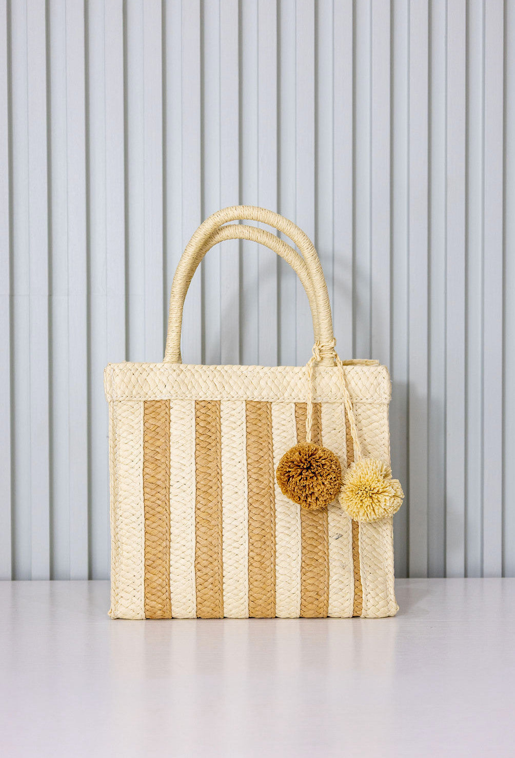 Shaddow and Fish Amelia Luxe Bag Beige