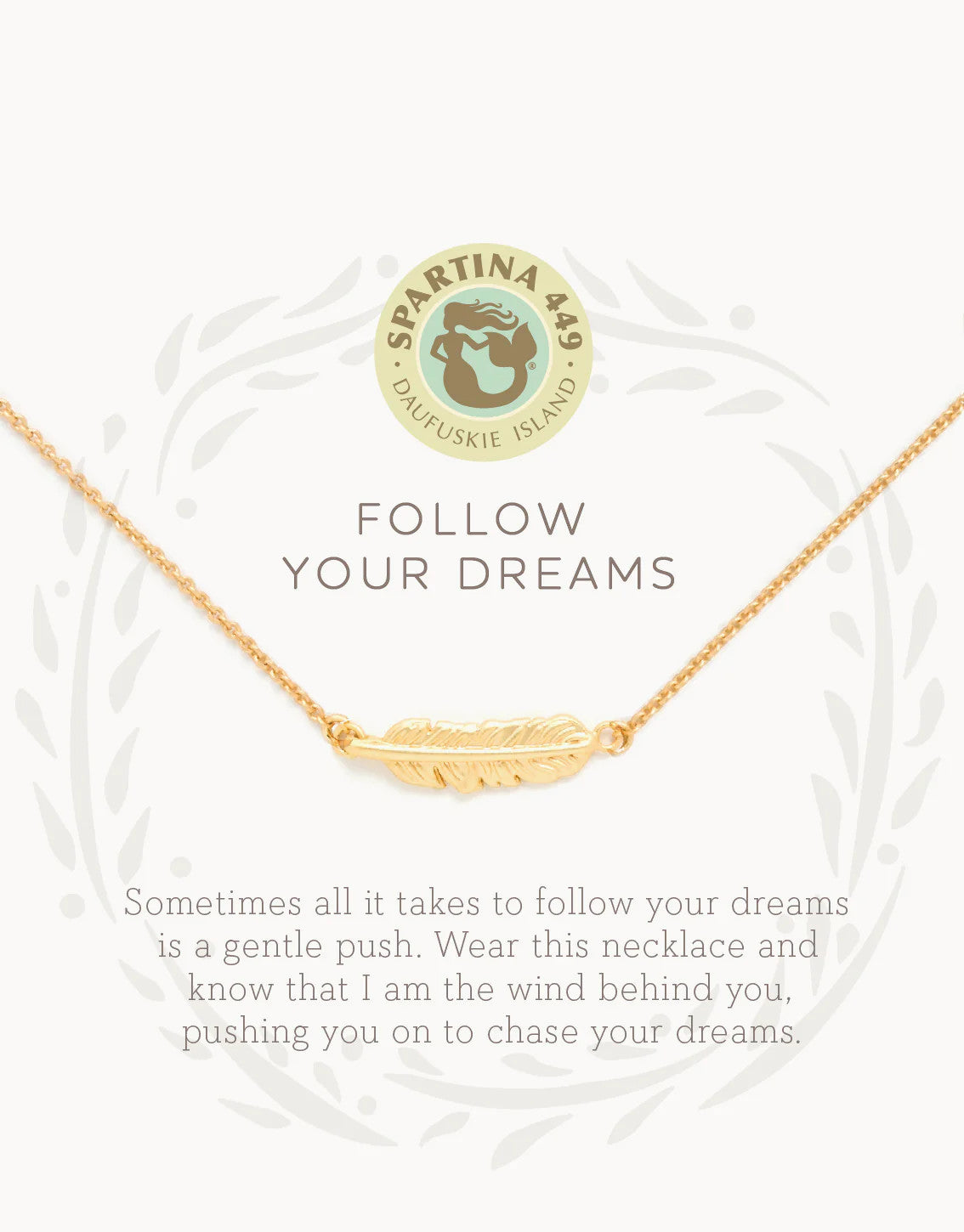 Spartina Follow Your Dreams Sea La Vie Necklace Gold