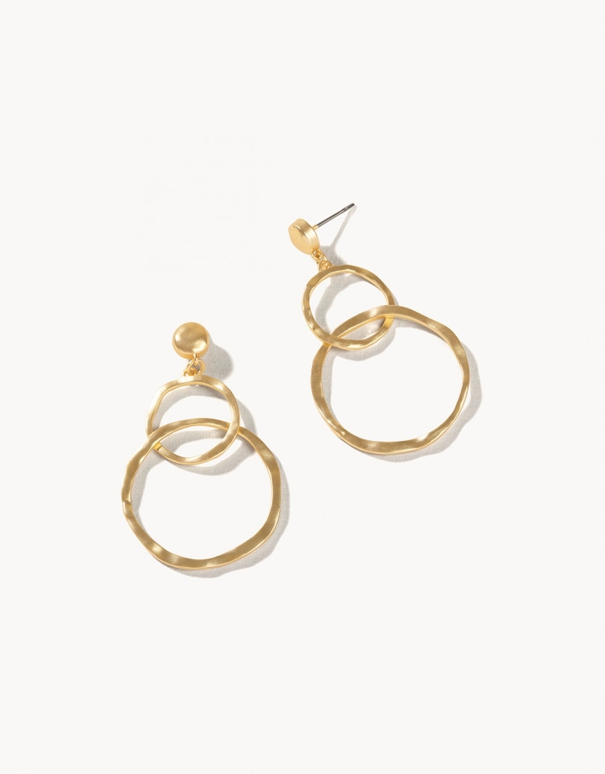 Spartina Ring Toss Earrings Gold