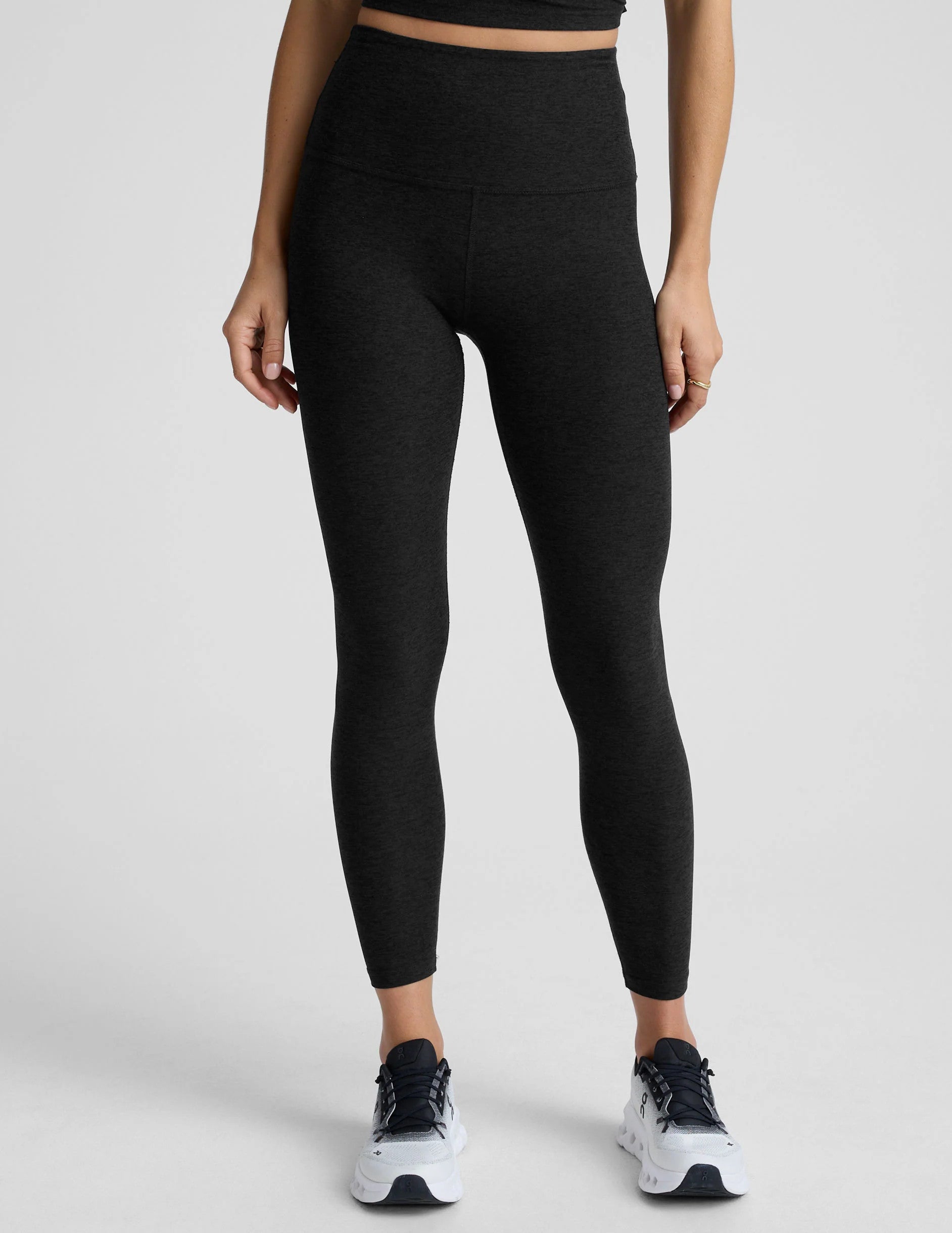 Beyond Yoga Spacedye Caught in the Midi High Waist Legging Darkest Night
