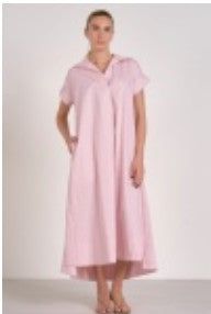 Elan Edith Maxi Oversized Dress Melon Stripe