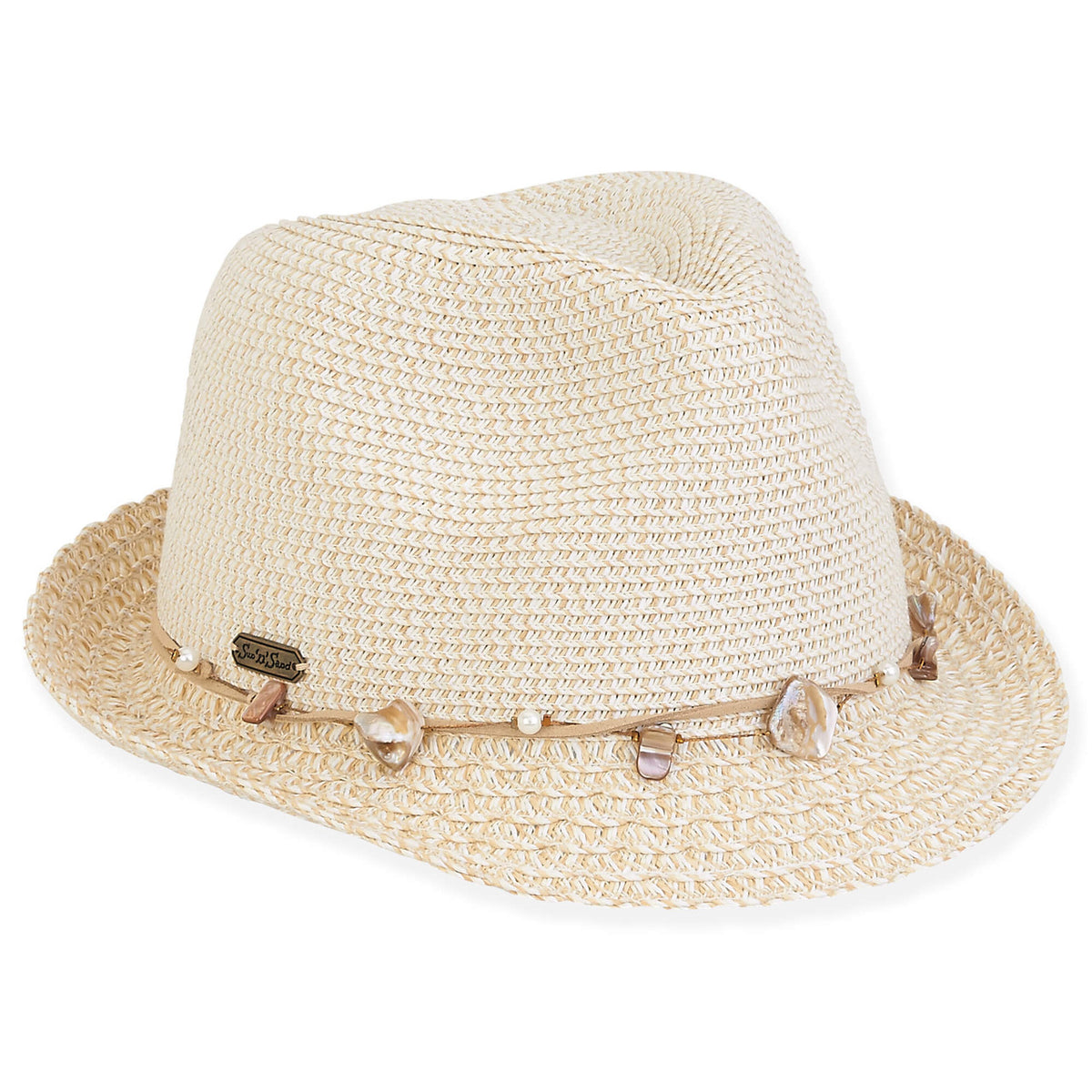 Sun 'N' Sand Jolly Paper Straw Fedora Hat