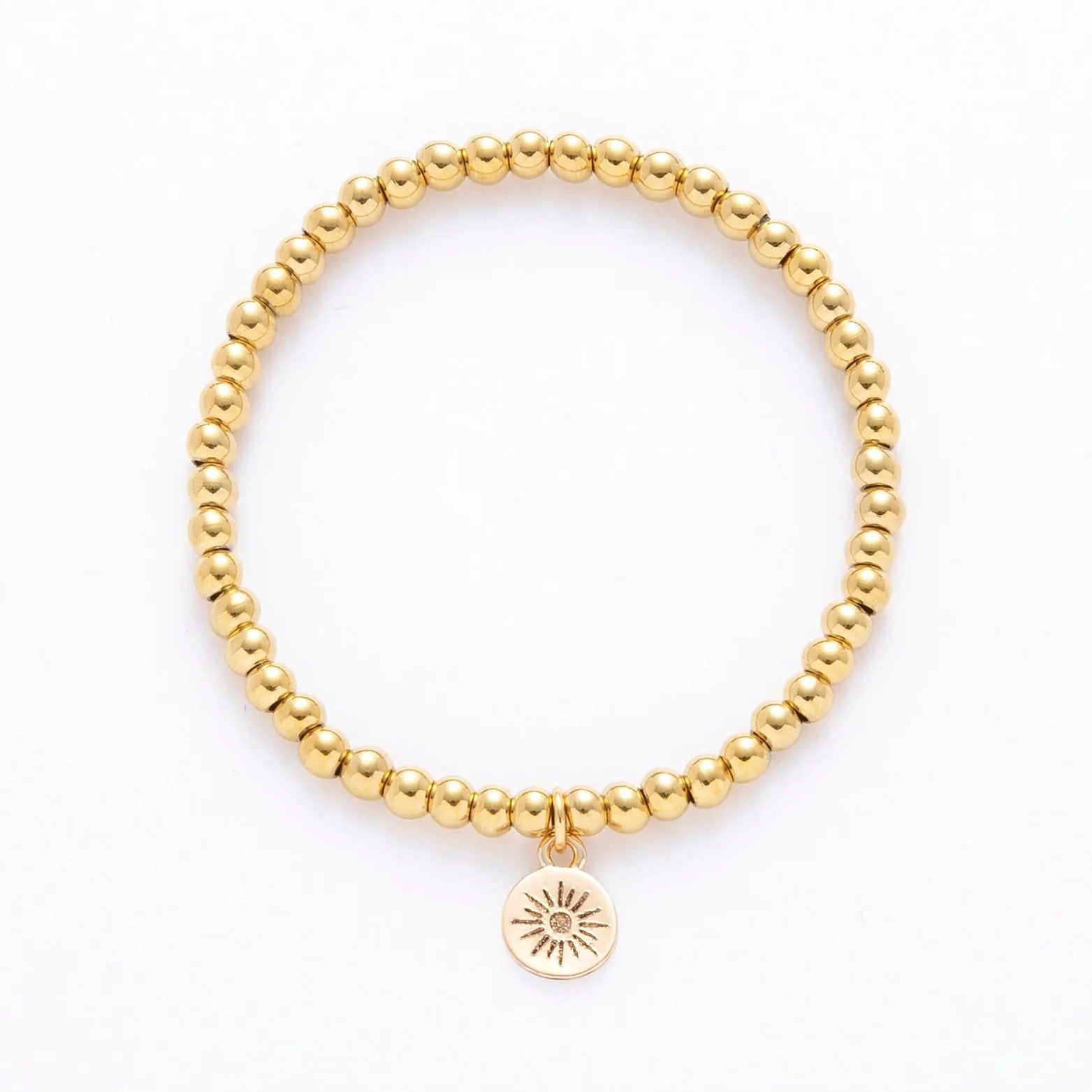 Mauka 18K Gold Plated Beaded Bracelet