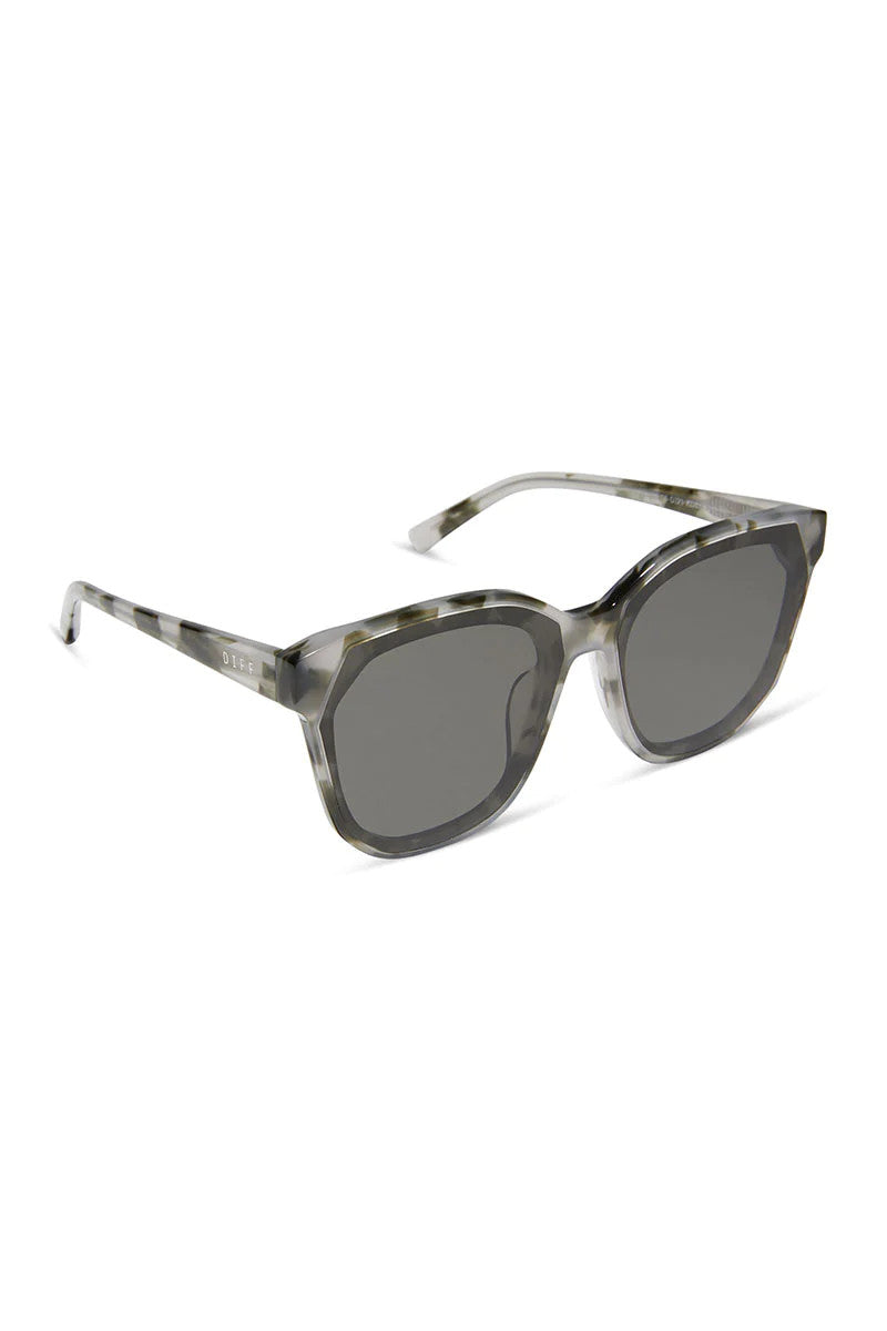 Diff Gia Kombu Frame w/ Grey Lens Sunglasses