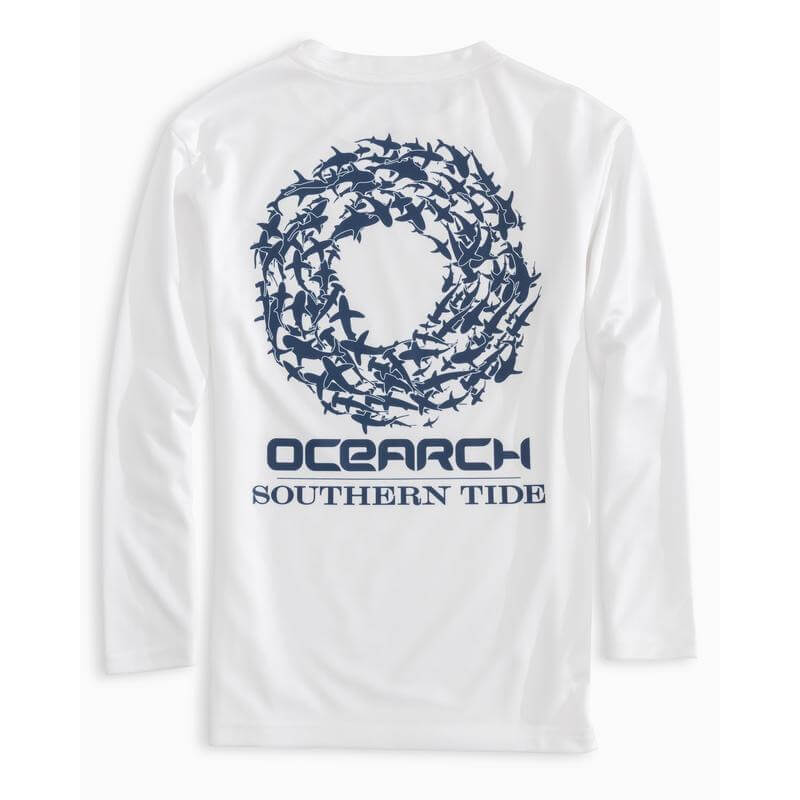Southern Tide Y LS Shark Performance Tee