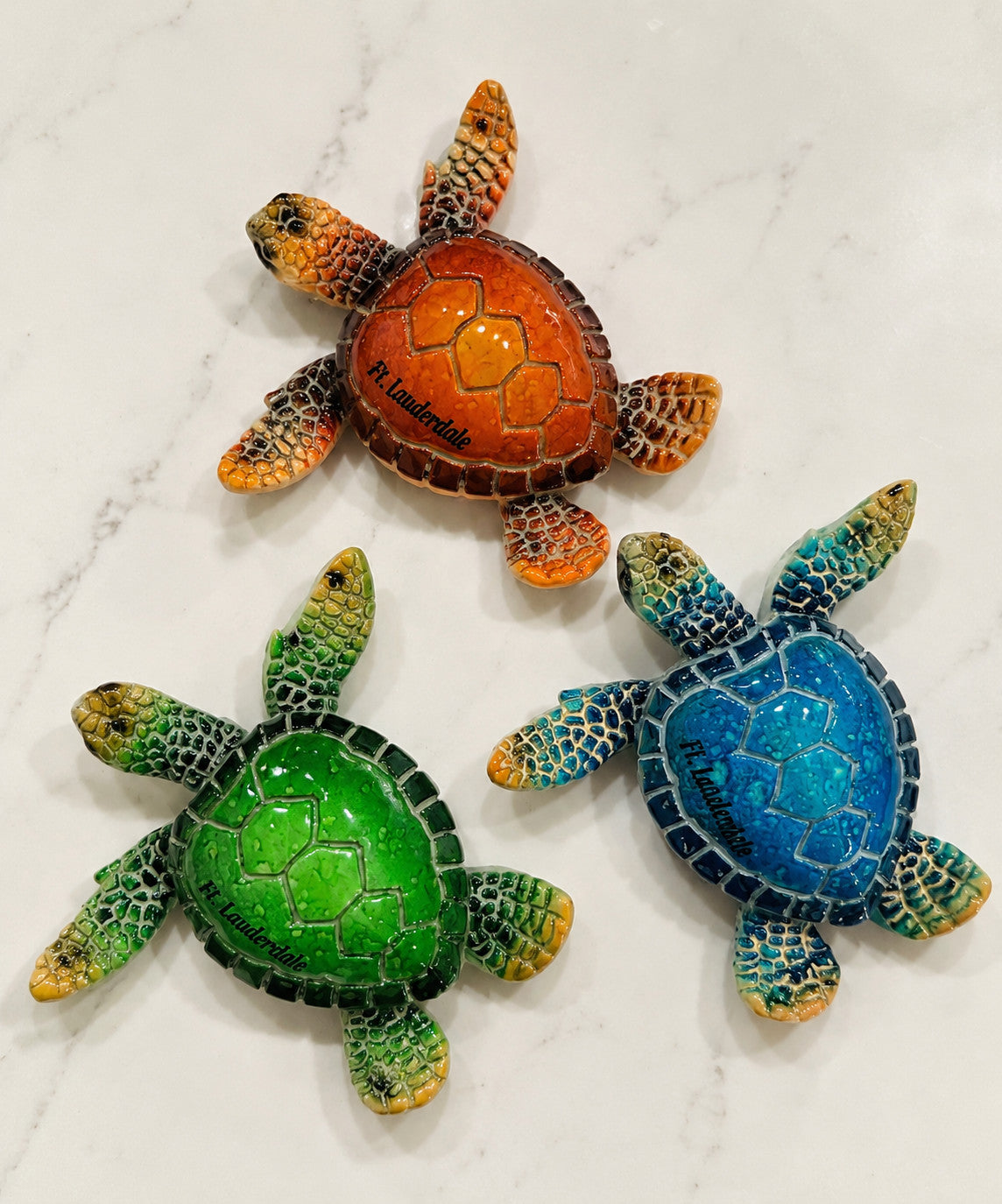 Baby Turtle Ft. Lauderdale Resin Figurine
