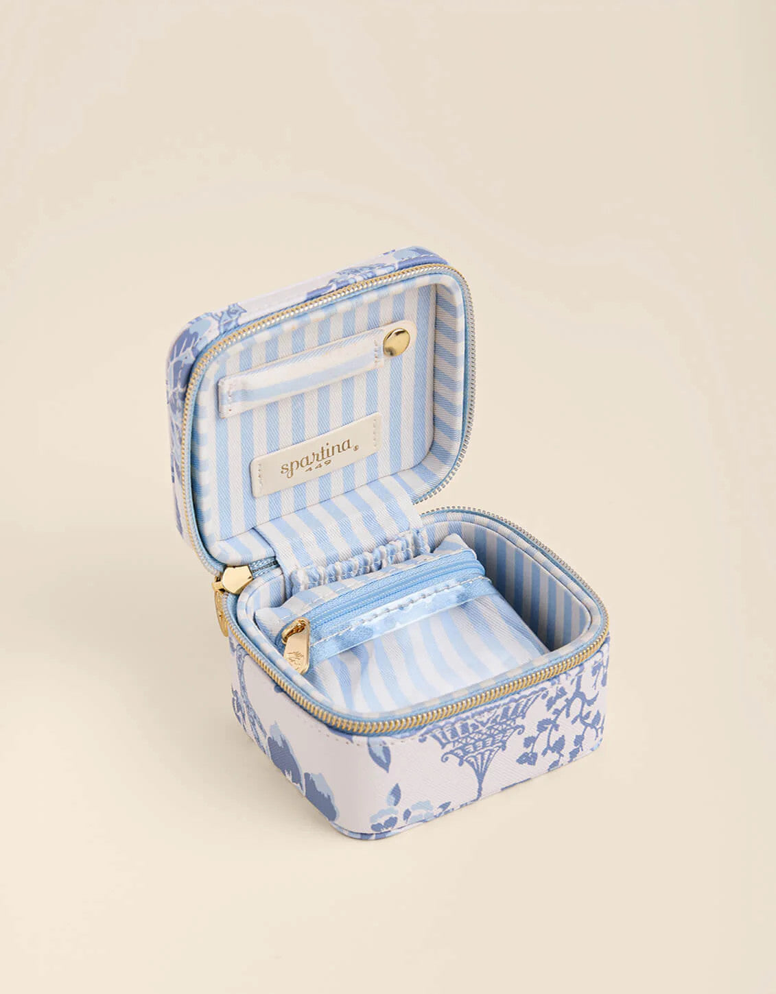 Spartina Stow & Go Jewelry Case Garden Toile