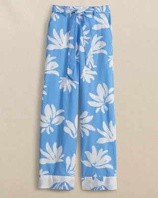 Southern Tide Avery Leafy Luxe Pant Boat Blue