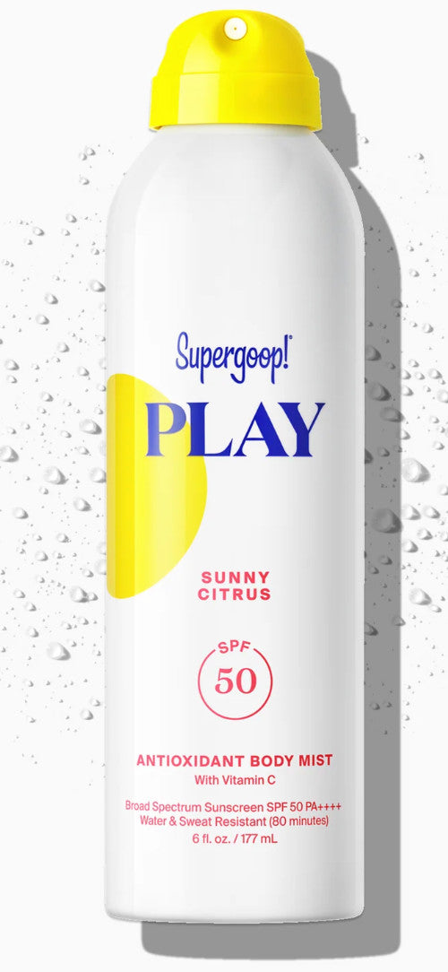 Supergoop! Antioxidant Body Mist SPF 50 With Vitamin C  Sunny Citrus 6 fl. oz