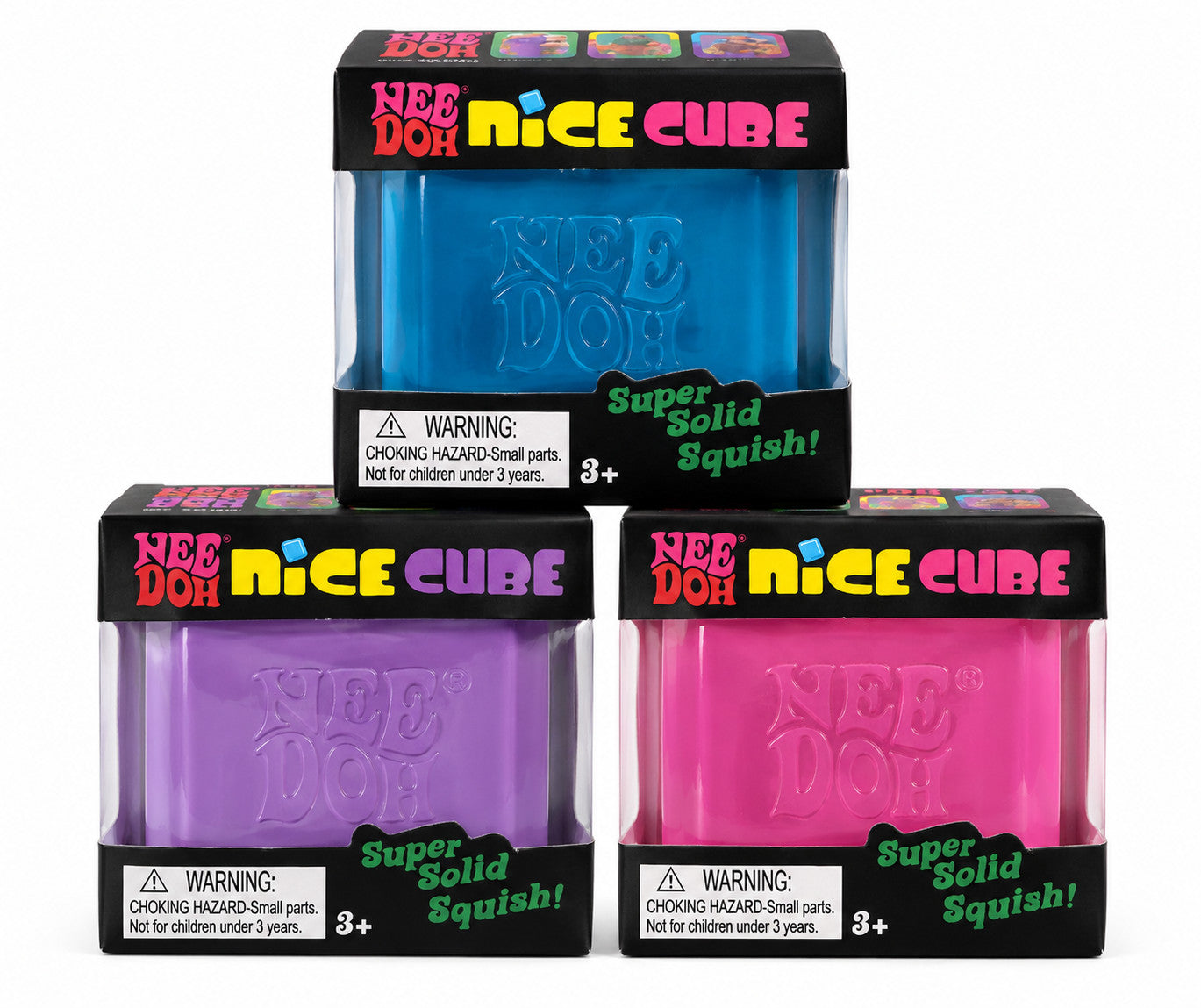 Needoh Nice Ice Cube Squishy Toy