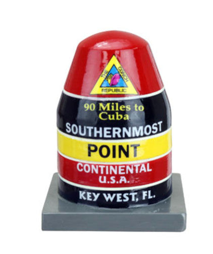 Small Southernmost Key West Point Buoy 2.5" Figure