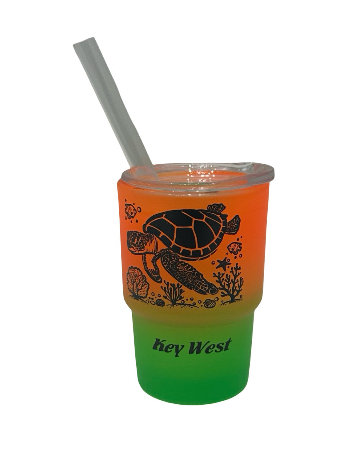 Turtles & Tides Key West Matte Mini Tumbler Shot Glass