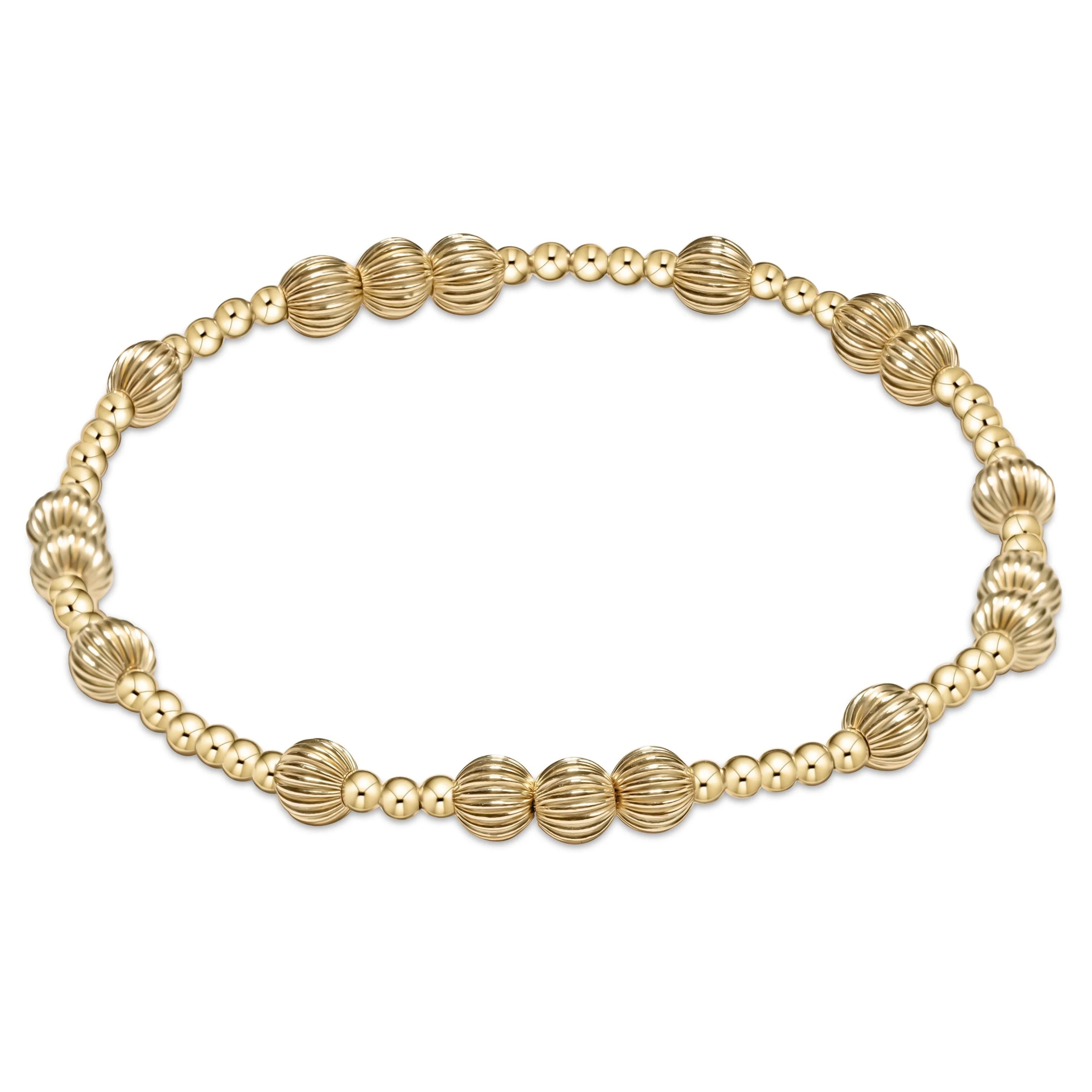 Enewton Extends Hope Unwritten Dignity 5mm Bead Bracelet SS'24 Gold