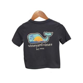 Vineyard Vines Kids Sunset Fill Key West Blue Blazer Pocket Tee SS