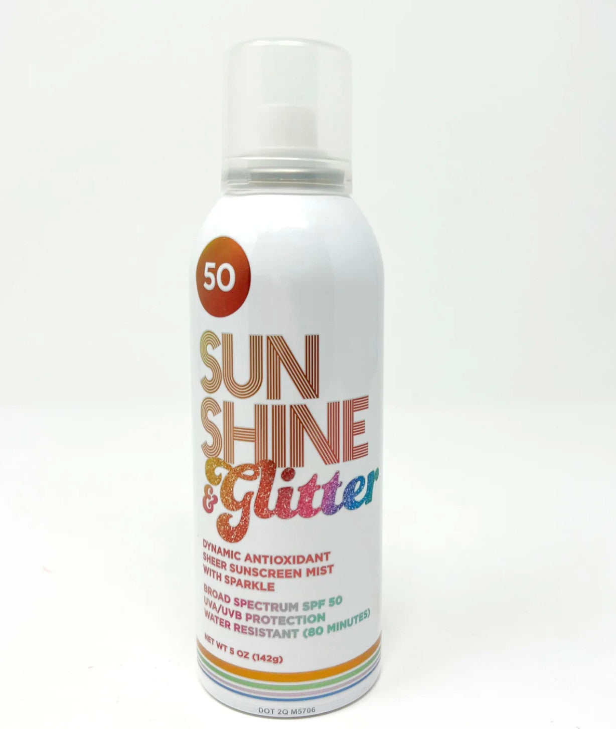 Sunshine & Glitter Sparkle Shimmer Sport SPF 50 Mist 5 oz