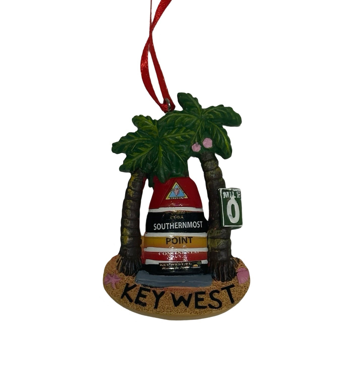 Palm Island & Southernmost Point Key West Ornament