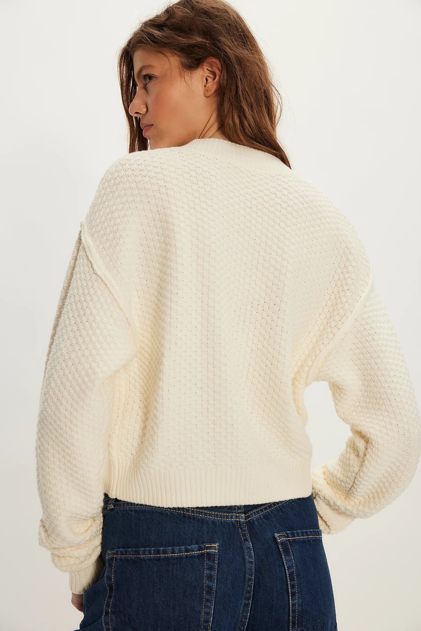 Free People Lila Cardigan Birch