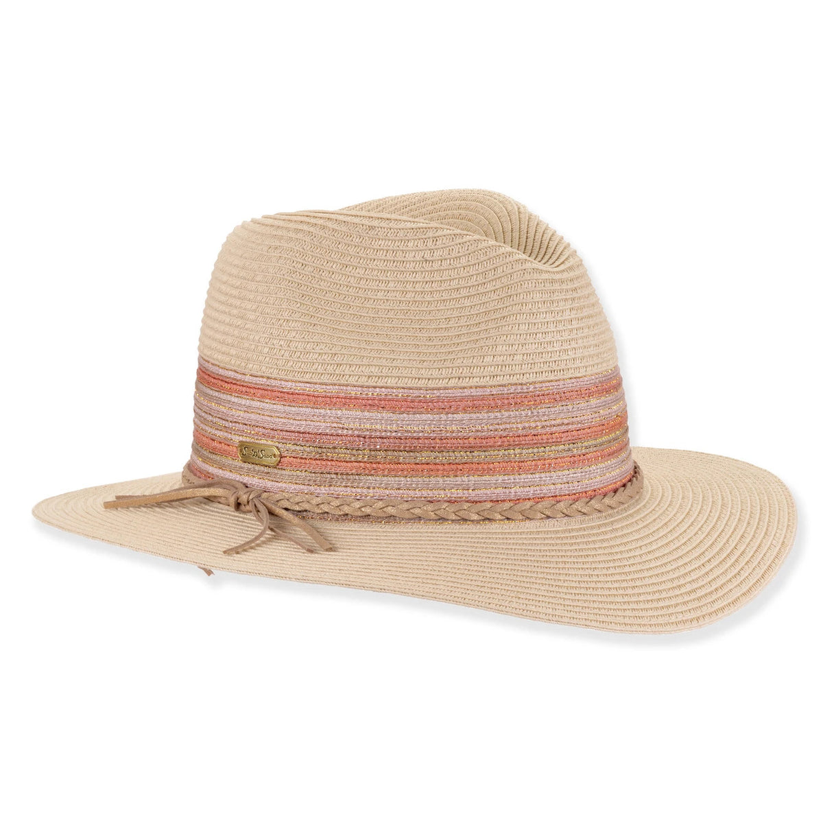 Sun 'N' Sand Shane Fedora Brim 2.75" Hat