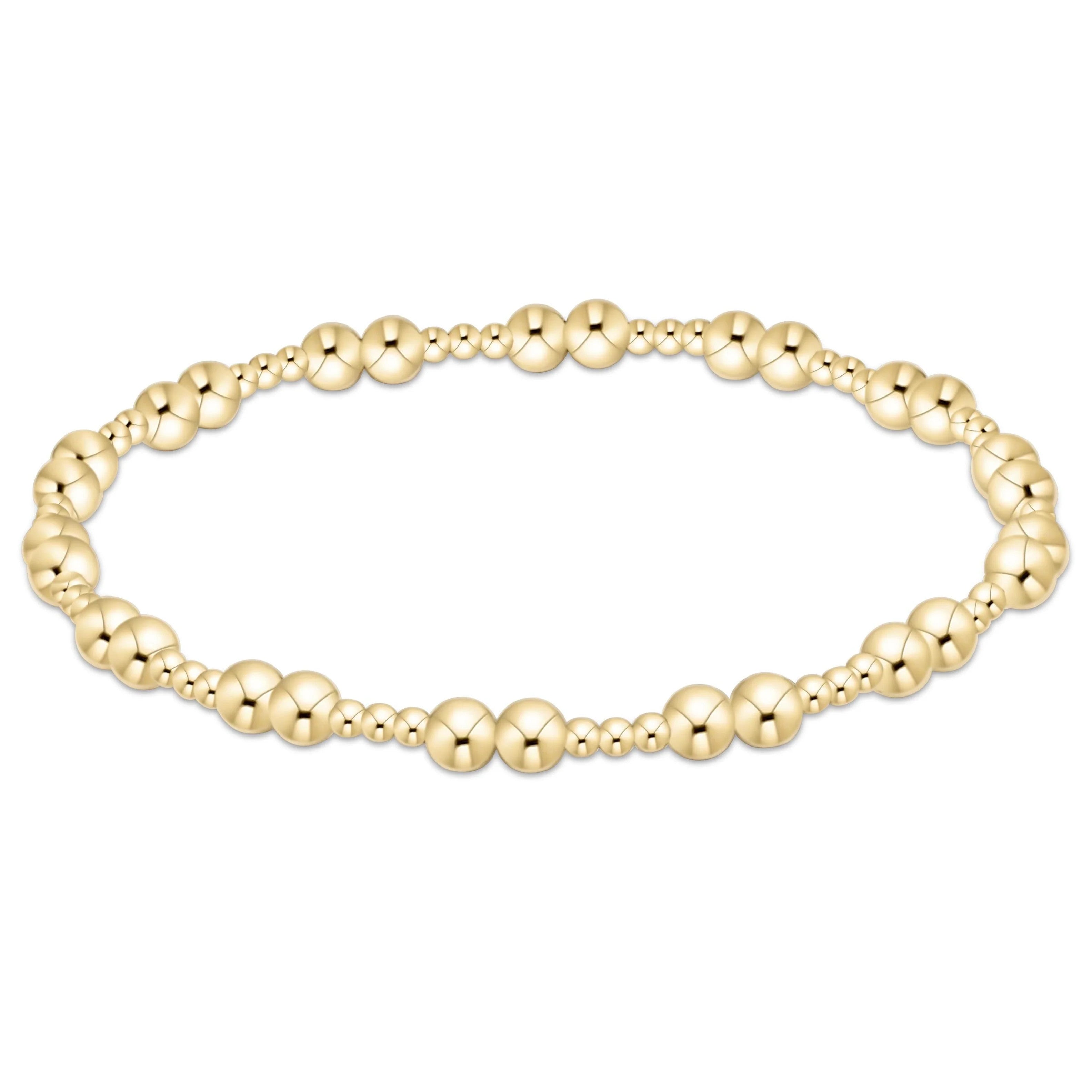 Enewton Extends Together Gold 4mm Bead Bracelet
