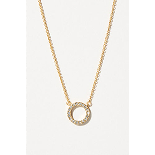 Spartina Guardian Angel Halo Sea La Vie Necklace Gold